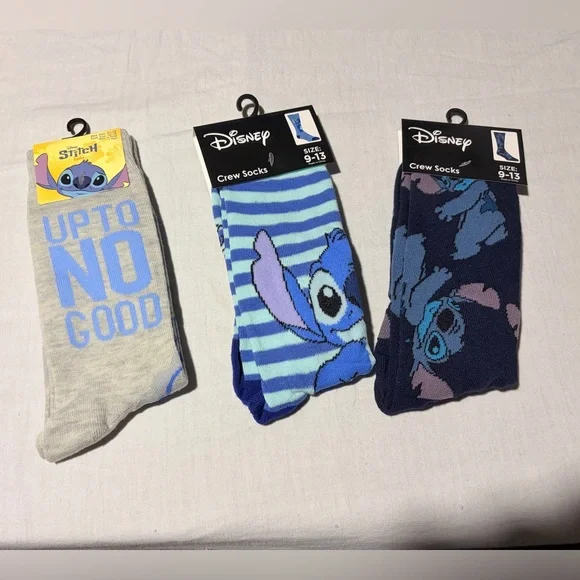 Disney Stitch Socks - Picture 1 of 6